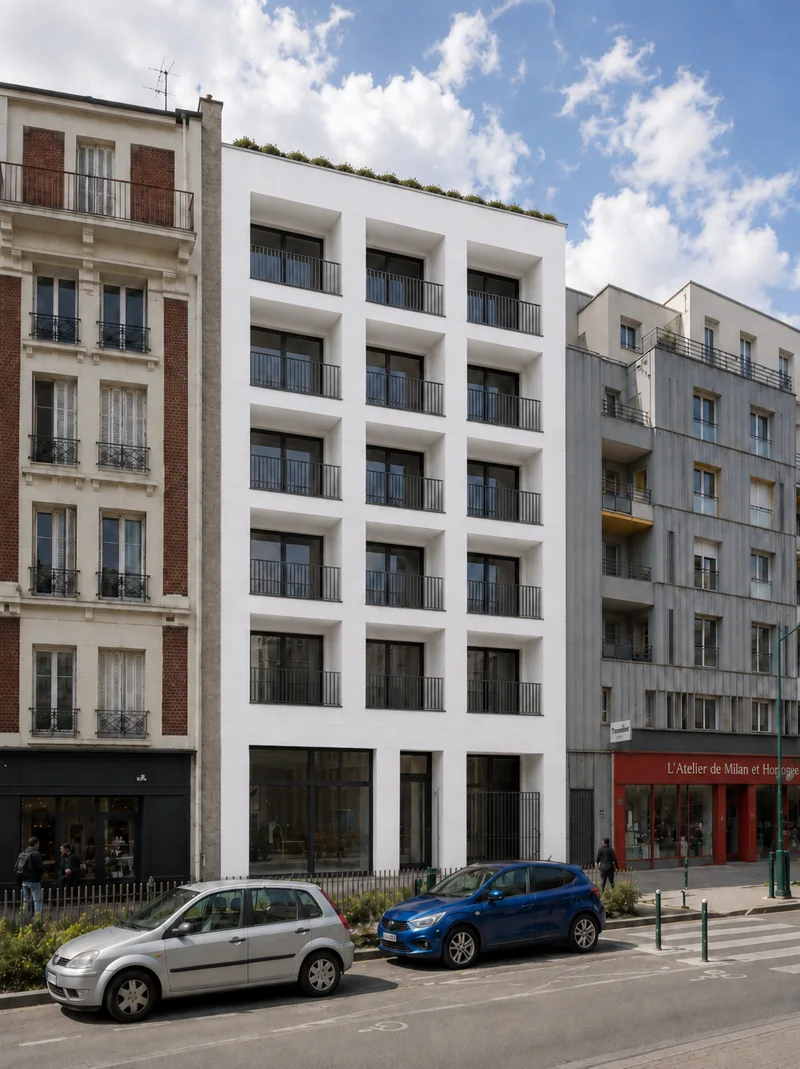 Opération de logements à Pantin
